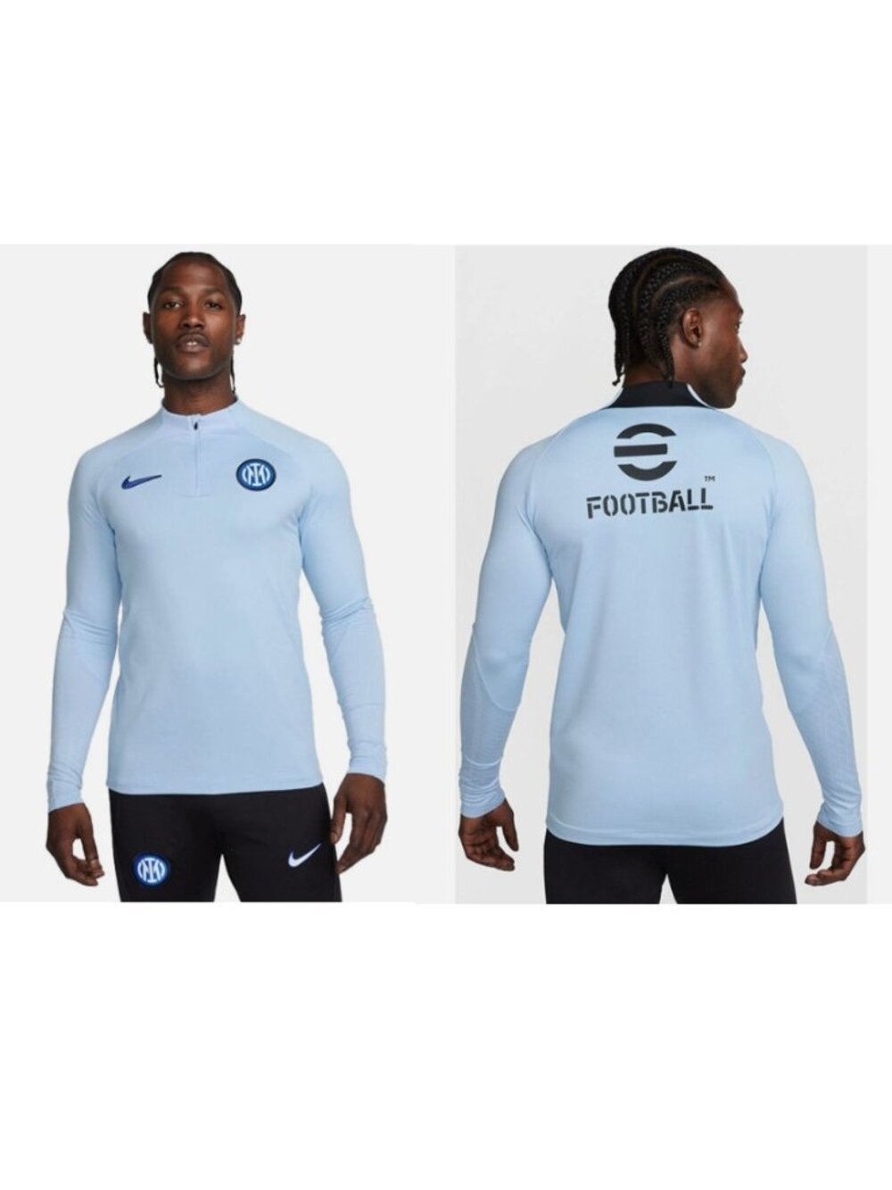 Nike Dri-Fit Inter Milan Strike 1/4 Zip Drill Top, Men's S